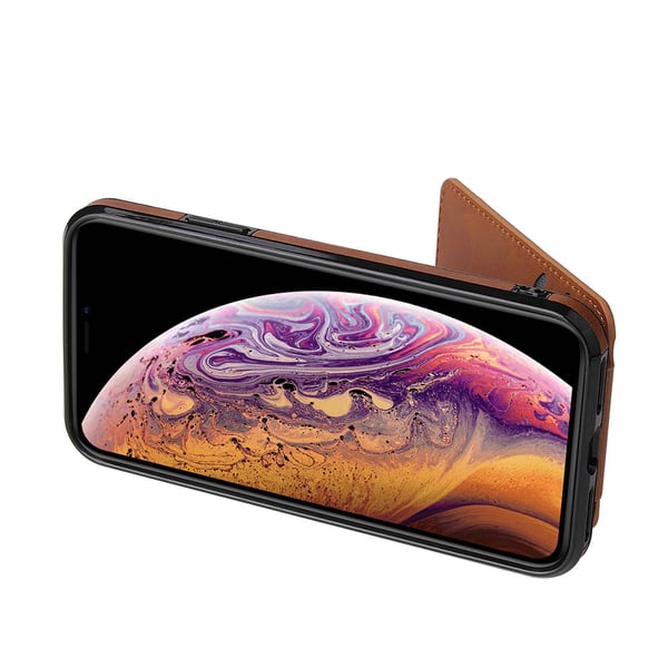 Genomtänkt Skal med Korthållare - iPhone XR