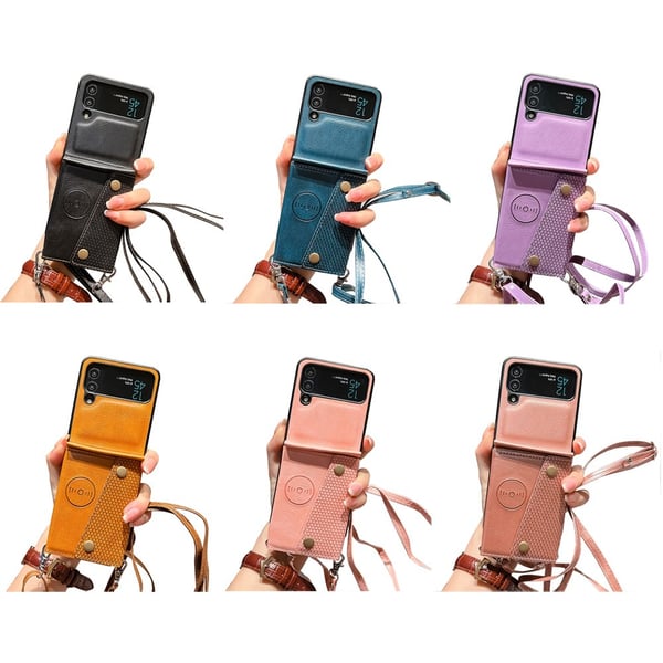 Smidigt Skal med Korthållare - Samsung Galaxy Z Flip 3