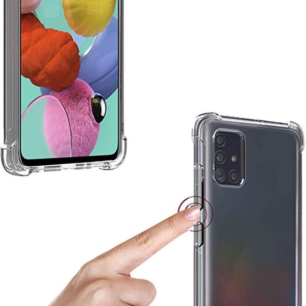 Kraftfullt Silikonskal - Samsung Galaxy A51