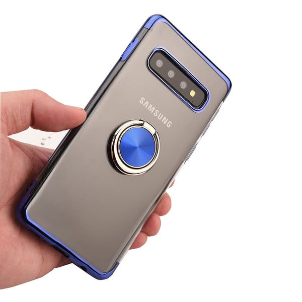 Stötdämpande Silikonskal med Ringhållare - Samsung Galaxy S10E