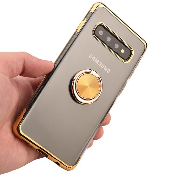 Samsung Galaxy S10E - Elegant Skyddsskal i Silikon Ringhållare