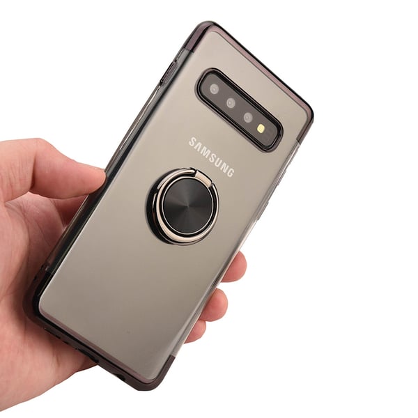 Stötdämpande Silikonskal med Ringhållare - Samsung Galaxy S10E