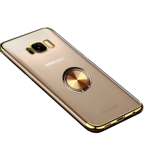 Kraftfullt Floveme Silikonskal Ringhållare - Samsung Galaxy S8