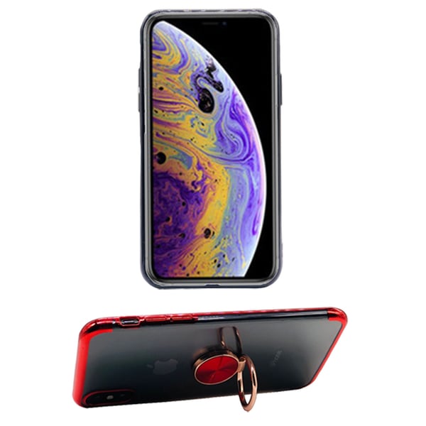 iPhone X/XS - Stötdämpande Smidigt Skal Ringhållare