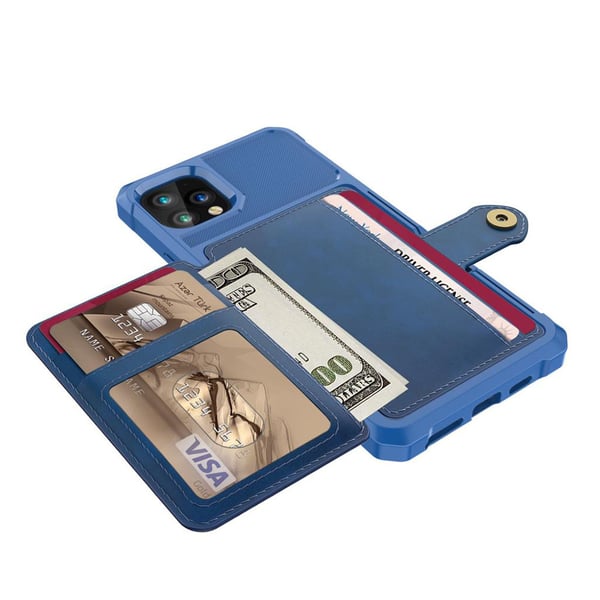 Smidigt Genomtänkt Skal med Kortfack - iPhone 11