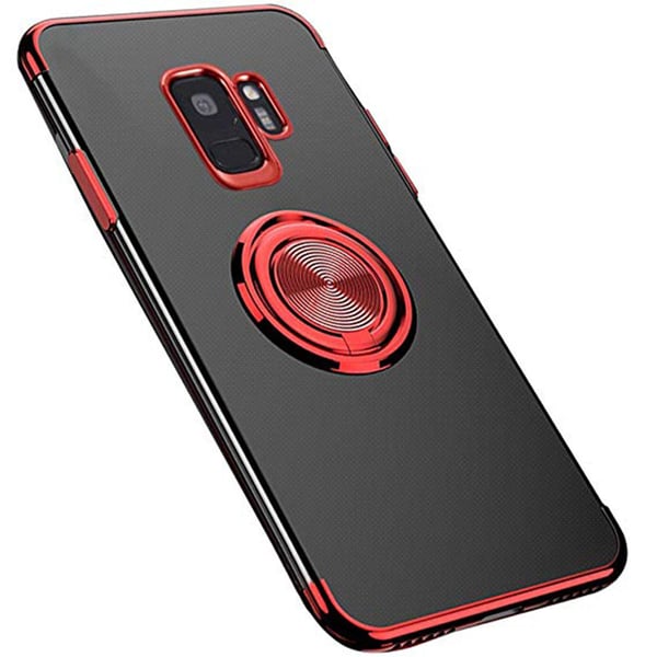 Samsung Galaxy S9 - Exklusivt Silikonskal med Ringhållare
