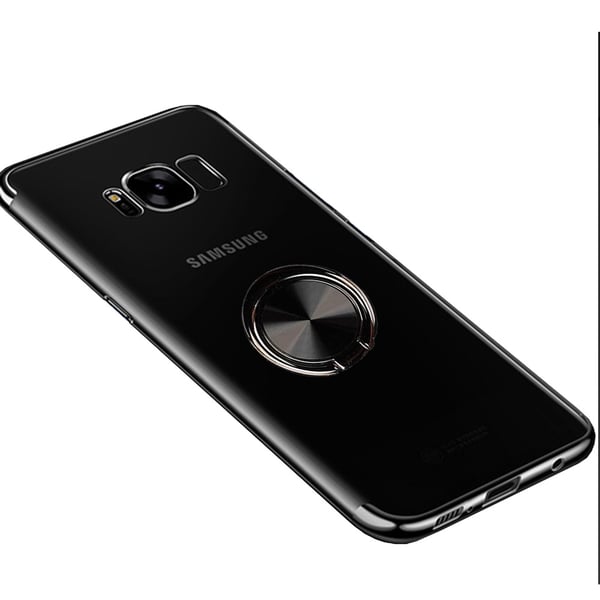 Kraftfullt Floveme Silikonskal Ringhållare - Samsung Galaxy S8