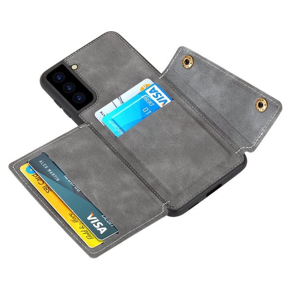 Smart Skal med Kortplatser - Samsung Galaxy S21
