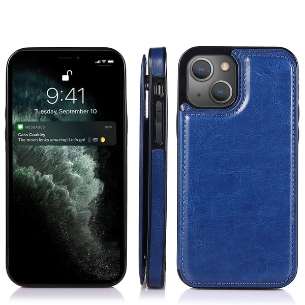 Praktiskt & Lättanvänt Skal med Kortfack - iPhone 13