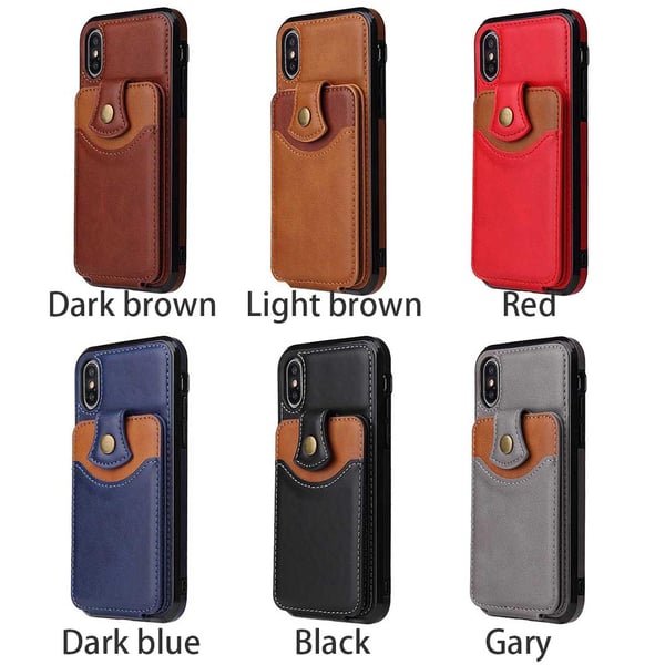 Genomtänkt Skal med Korthållare - iPhone XR