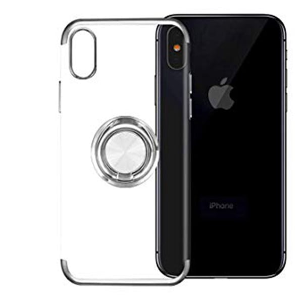 iPhone X/XS - Stötdämpande Smidigt Skal Ringhållare