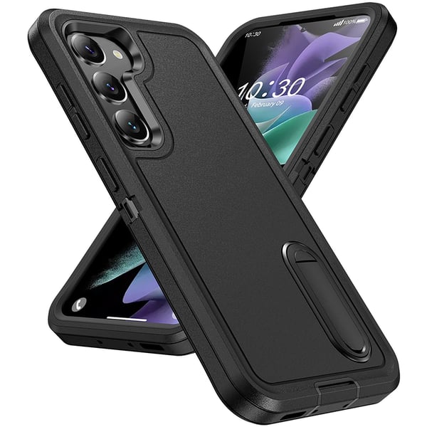 Galaxy S23 Armor Skal med Kickstand  Styrka och Stil för Din Telefon