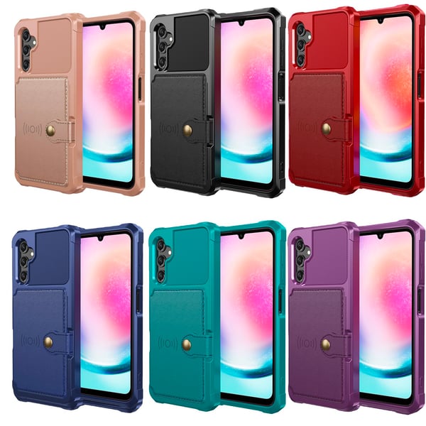 Samsung Galaxy A14 5G - Exklusivt Skyddande Skal med Kortfack