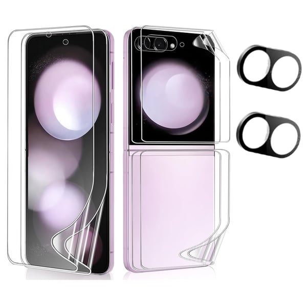 Samsung Galaxy Z Flip 7 Hydrogel Skärmskydd 4-i-1