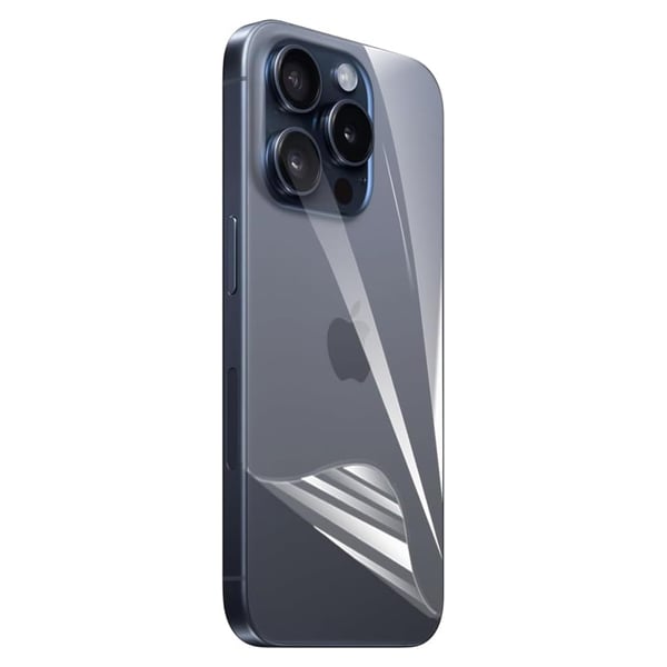 Baksida Hydrogel Skärmskydd HD 0,2mm för iPhone 16 Pro