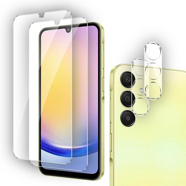 Galaxy A34 5G Skyddskit Härdat Glas & Bubbelfri Passform