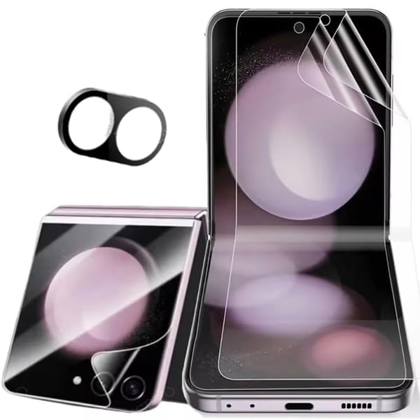 Samsung Galaxy Z Flip 7 Hydrogel Skärmskydd 4-i-1
