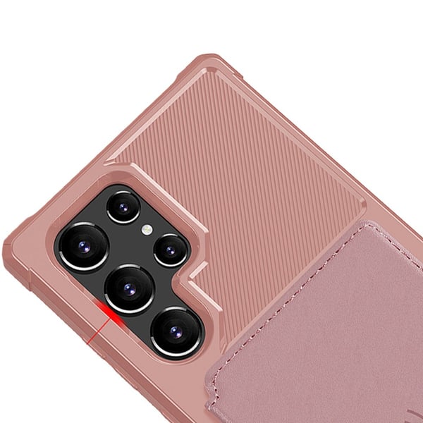 Samsung Galaxy S22 Ultra - Praktiskt Skal med Korthållare