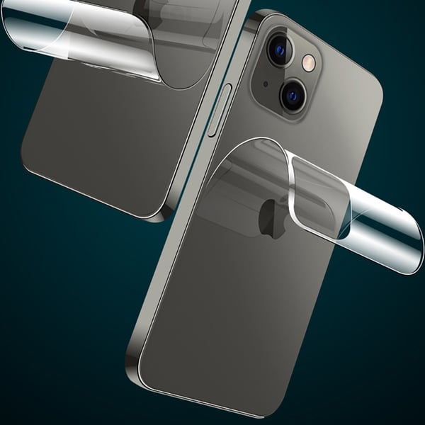 3-PACK iPhone 13 Mini Hydrogel Baksida Skärmskydd 0,3mm