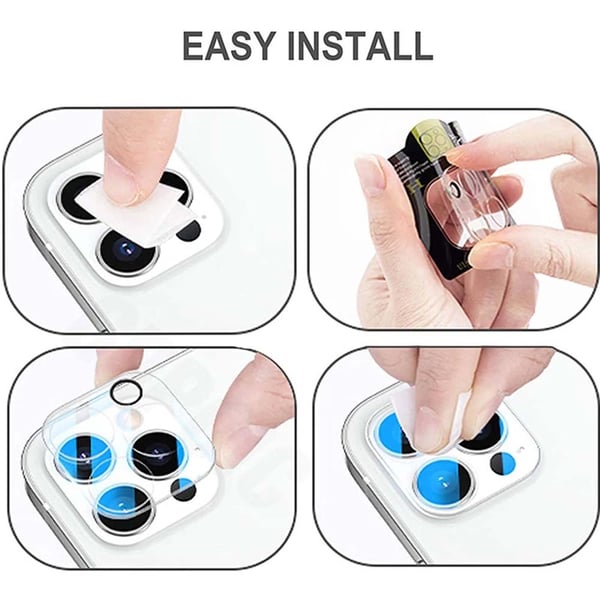 3-in-1 iPhone 13 Pro Fram- & Baksida + Kameralinsskydd