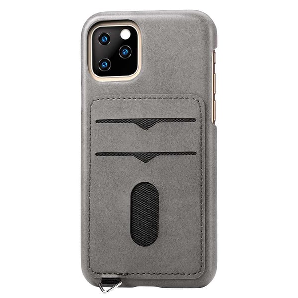 iPhone 11 - Elegant Smart Skal med Kortfack (Leman)