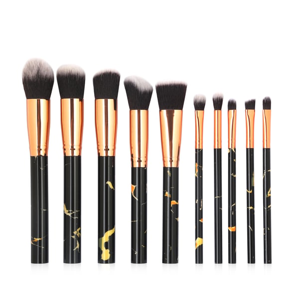 Elegant Sminkborst Set Patie-Minerals 10St