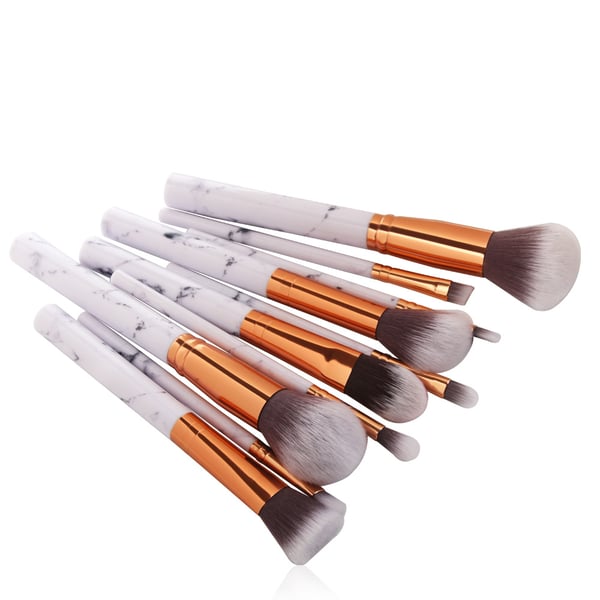 Elegant Sminkborst Set Patie-Minerals 10St