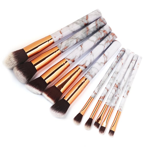 Elegant Sminkborst Set Patie-Minerals 10St