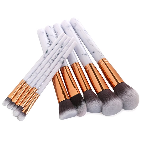 Elegant Sminkborst Set Patie-Minerals 10St
