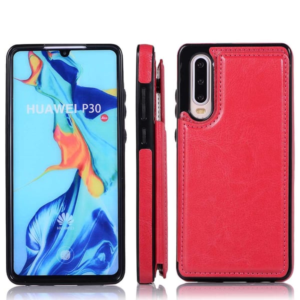 Elegant Smart Skal med Kortfack (NKOBEE) - Huawei P30
