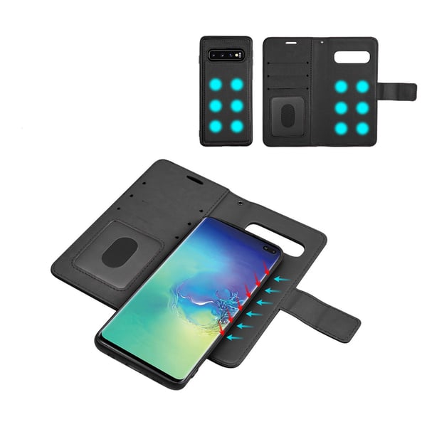 Samsung Galaxy S10 Plus - Floveme Plånboksfodral Dubbelfunktion