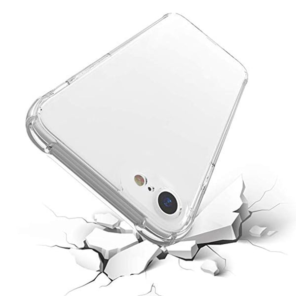 iPhone 8 - Kraftfullt Silikonskal Korthållare