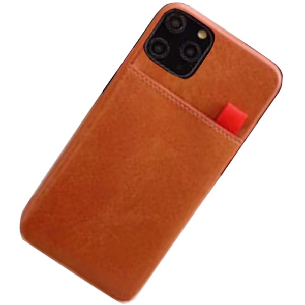 iPhone 11 Pro Max - Genomtänkt Stilsäkert Skal med Korthållare