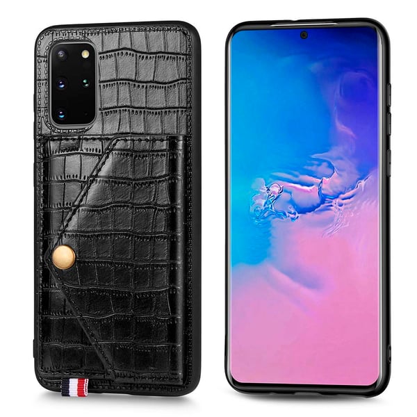 Samsung Galaxy S20 Plus - Genomtänkt Skal med Korthållare