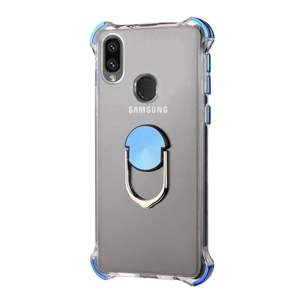 Samsung Galaxy A40 - Genomtänkt Slittåligt Skal Ringhållare
