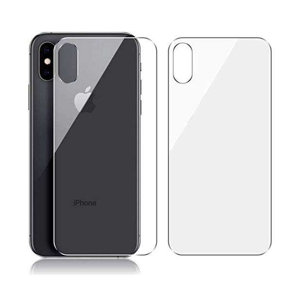iPhone X/XS - 2st HeliGuards Skyddsglas för Baksida