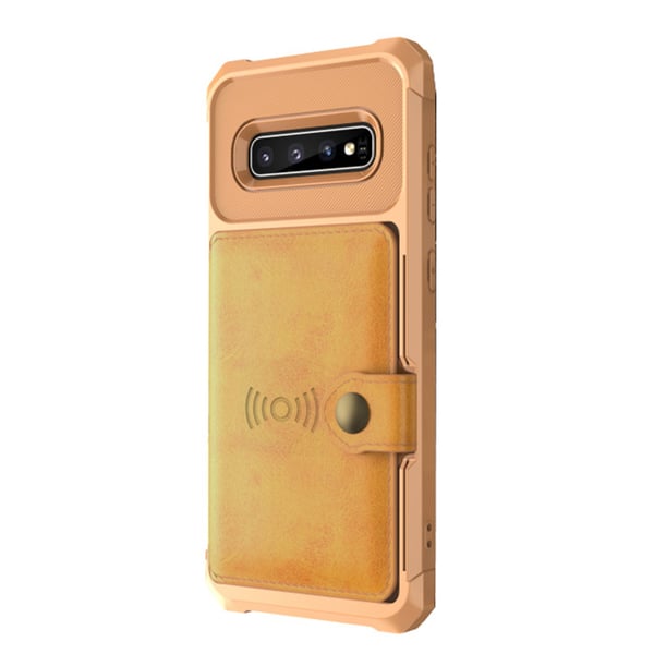 Genomtänkt Skal med Kortfack - Samsung Galaxy S10