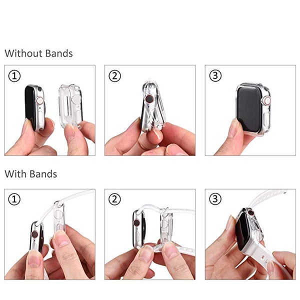 iWatch 4 Serie Silikonskal 40mm 44mm