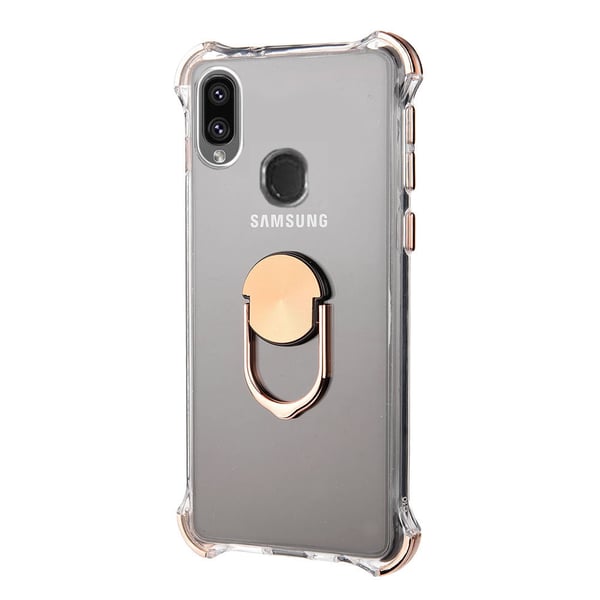 Samsung Galaxy A40 - Genomtänkt Slittåligt Skal Ringhållare