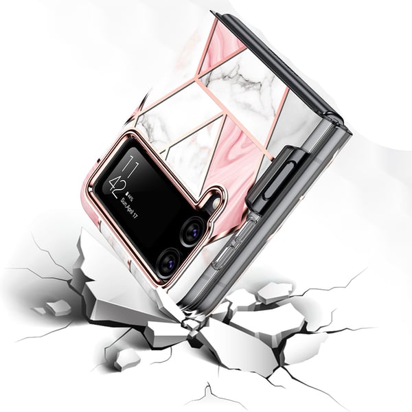 Elegant Skal i Marmordesign - Samsung Galaxy Z Flip 3