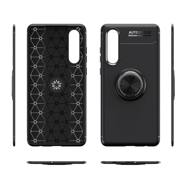 Huawei P30 - Effektfullt Praktiskt Skal med Ringhållare