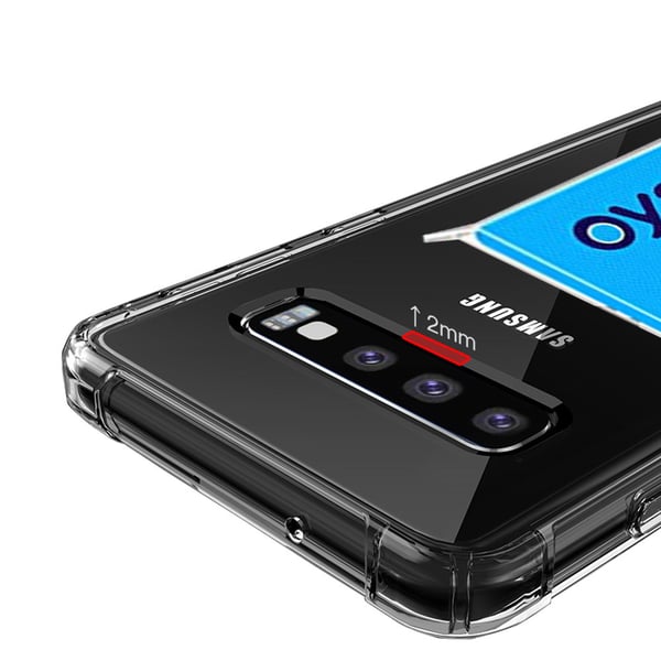 Samsung Galaxy S10 Plus - Stötdämpande Skal med Korthållare