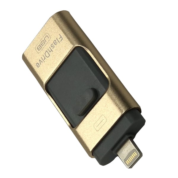 Lightning/Micro-USB-Minne - (Spara ner från din telefon) 128Gb