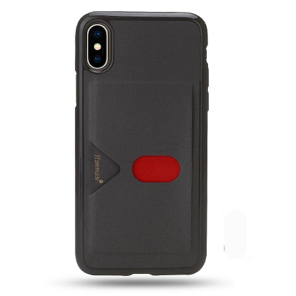 iPhone XR - Stilrent Robust Skal med Kortfack