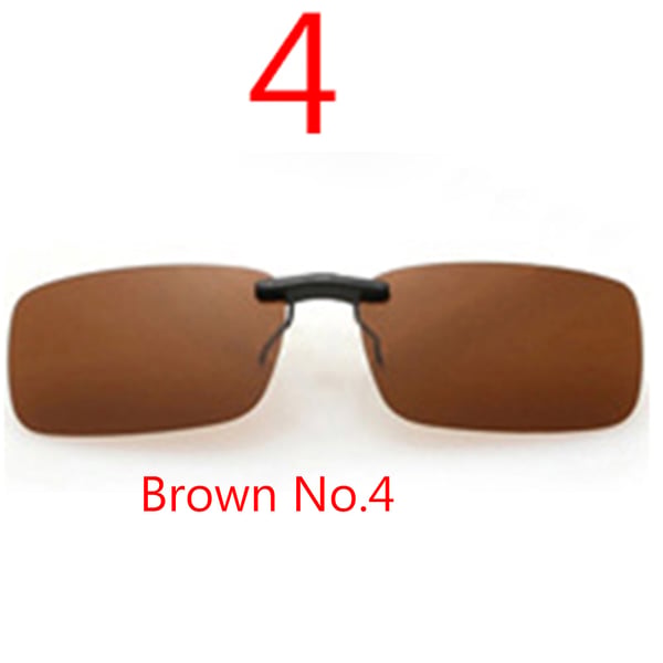 Effektfulla Clip-on Solglasögon Polarized