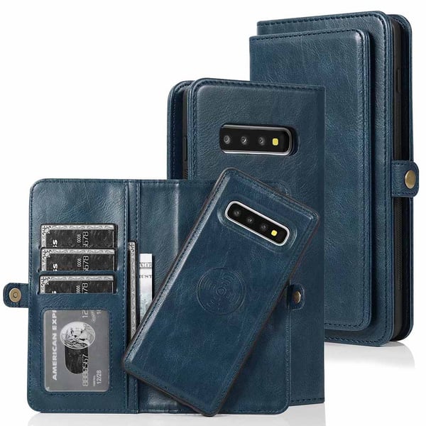 Smidigt Dubbelfunktion Plånboksfodral - Samsung Galaxy S10