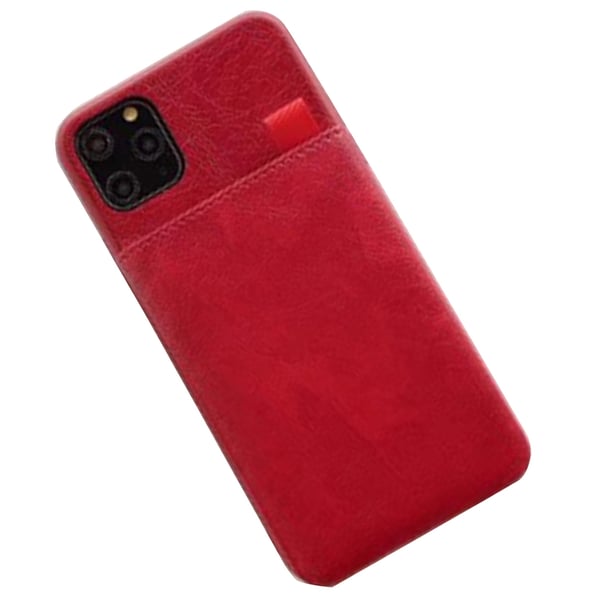 iPhone 11 Pro Max - Genomtänkt Stilsäkert Skal med Korthållare