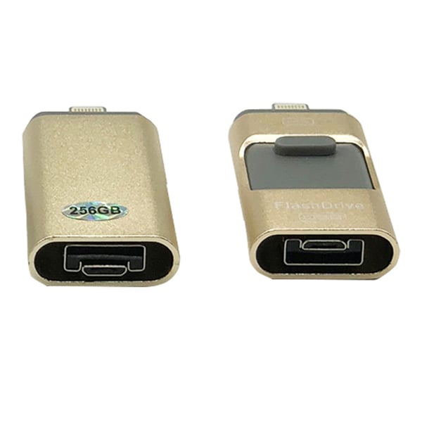 Lightning/Micro-USB-Minne - (Spara ner från din telefon) 128Gb