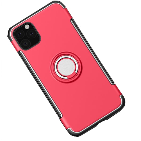 iPhone 11 Pro Max - Genomtänkt Skyddsskal med Ringhållare