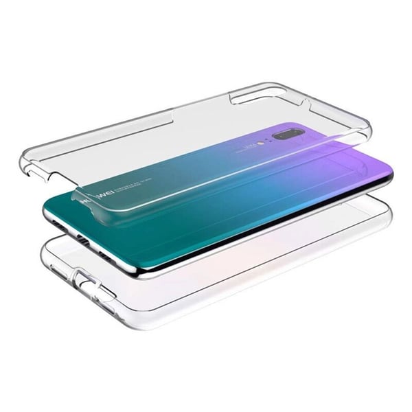 Dubbelt Silikonfodral med Touchfunktion - Huawei P Smart 2019